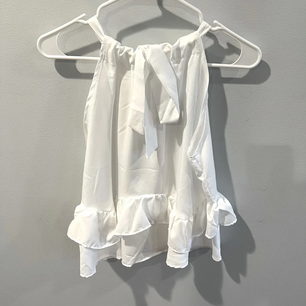 Amazon Ruffled Tank Top - Picture 2 of 3